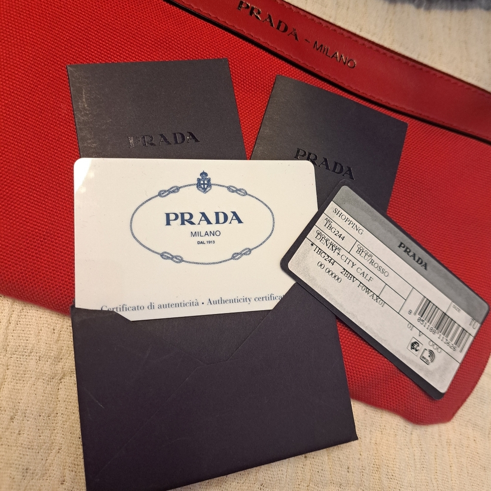 Prada Denim Crossbody Bag - Picture 3 of 16